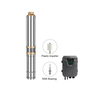 2 Inch IP65 MPPT 304SS Dc Copper Brushless Submersible Well Pump with Plastic Impeller